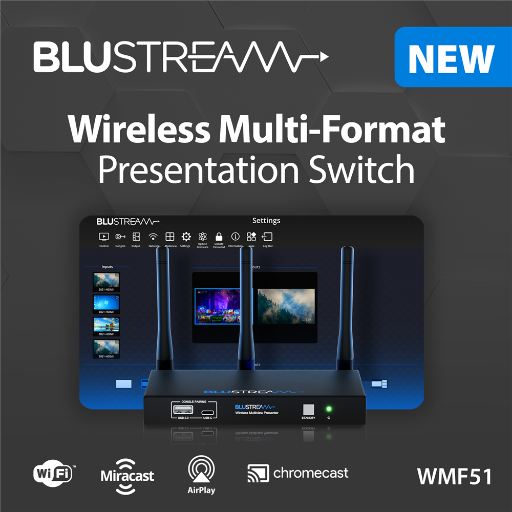 Advanced wireless sharing from Blustream!. Blustream